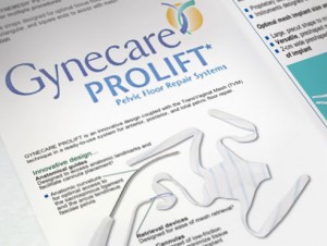 Gynecare Prolift Vaginal Mesh